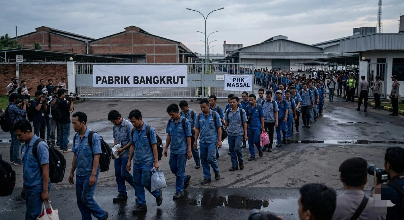 Dua Perusahaan Garmen di Jawa Tengah Bangkrut, Lebih dari 1.400 Buruh Terancam PHK