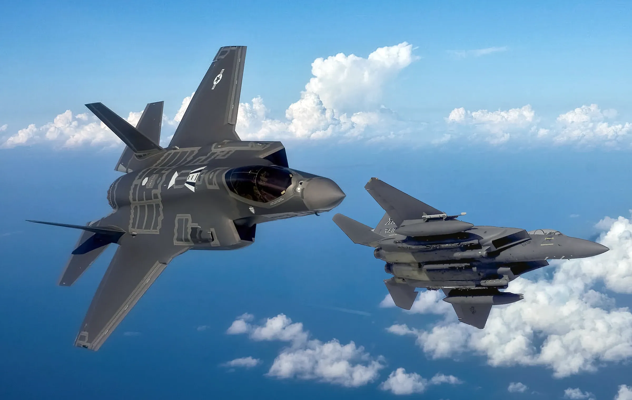 F-15EX, F-35, dan Ghost Bat Siap Berburu Target Bersama di Indo-Pasifik