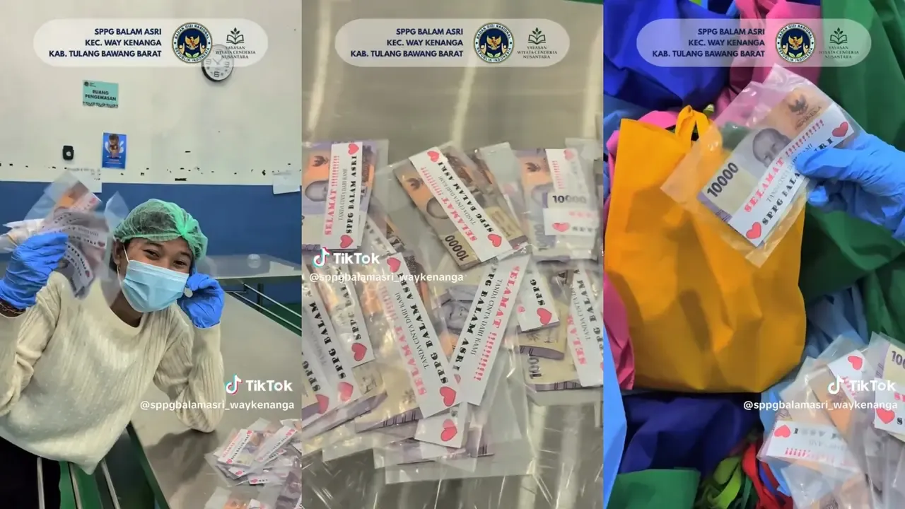 Fakta di Balik Foto Viral Tumpukan Uang di SPPG Pesisir Barat, KPPG Lampung Buka Suara