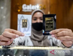Harga Emas Antam, Galeri24, dan UBS di Pegadaian Hari Ini Bervariasi