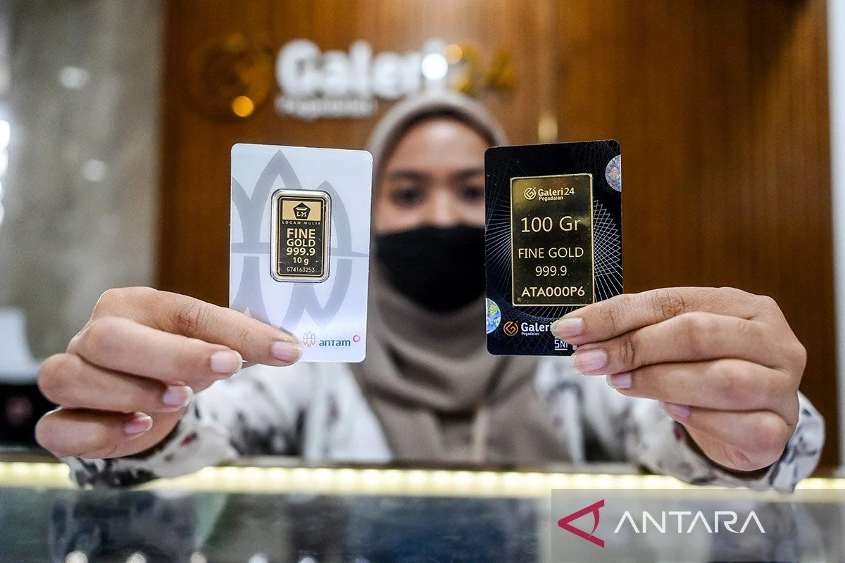 Harga Emas Antam, Galeri24, dan UBS di Pegadaian Hari Ini Bervariasi