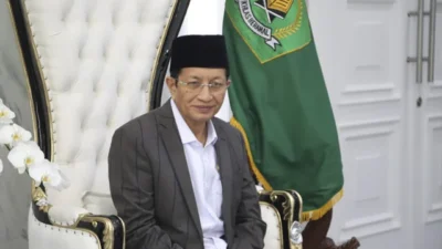 Menag Nasaruddin Ikuti PMKNU di Gresik, Dinobatkan Jadi Peserta Paling Rajin
