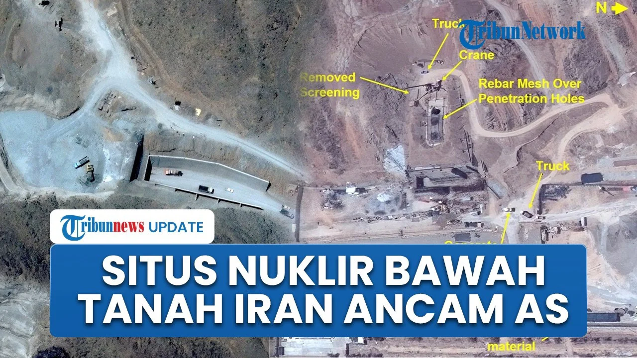Mengenal Gunung Pickaxe, Situs Nuklir Bawah Tanah Iran yang Diincar Trump