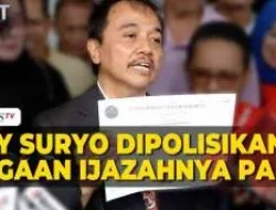 Roy Suryo Dilaporkan ke Polisi soal Dugaan Ijazah Palsu, Begini Tanggapannya