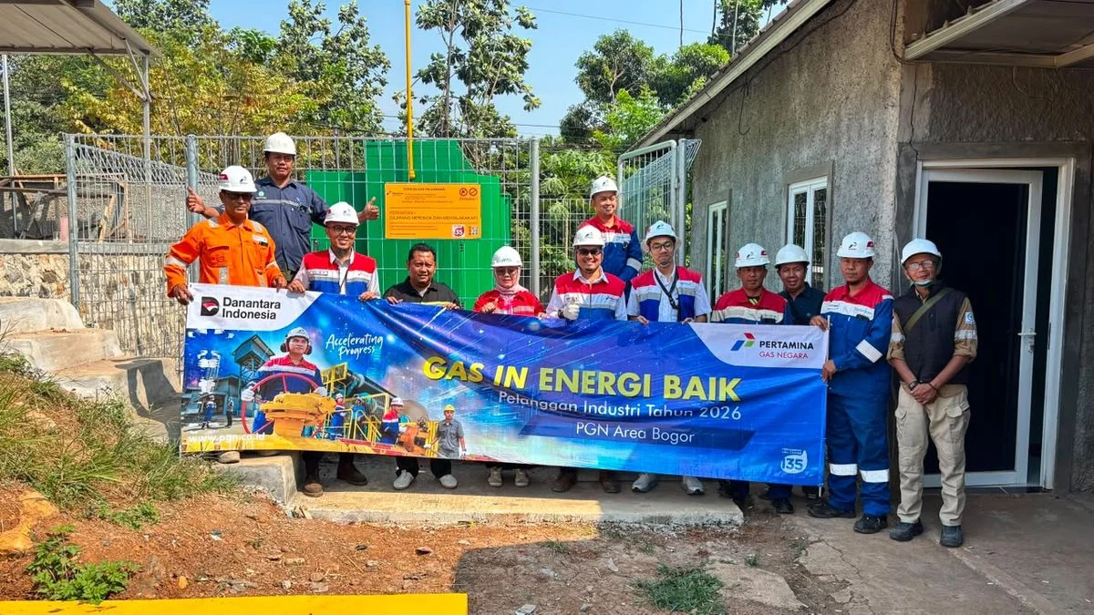 Sokong Manufaktur Hijau, PGN Area Bogor Pasok Gas Bumi ke Produsen Aspal Citeureup