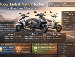 Yadea Siap Luncurkan Motor Listrik Baru Bertema Grand Touring Pekan Ini