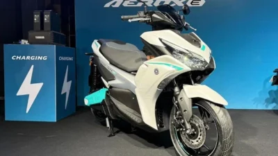Yamaha Patenkan Desain Motor Listrik Aerox-E Terbaru, Desainnya Ramping dan Sporty