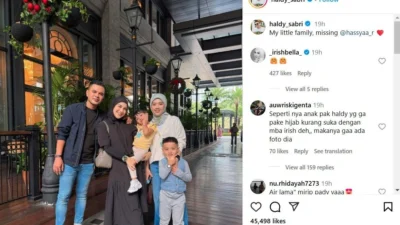 Irish Bella Umumkan Hamil Anak Ketiga, Buah Cinta Bersama Haldy Sabri