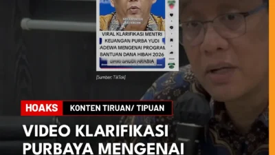 Kemenkeu Klarifikasi Peredaran Hoaks Video Menkeu Purbaya Soal Bantuan Dana Hibah