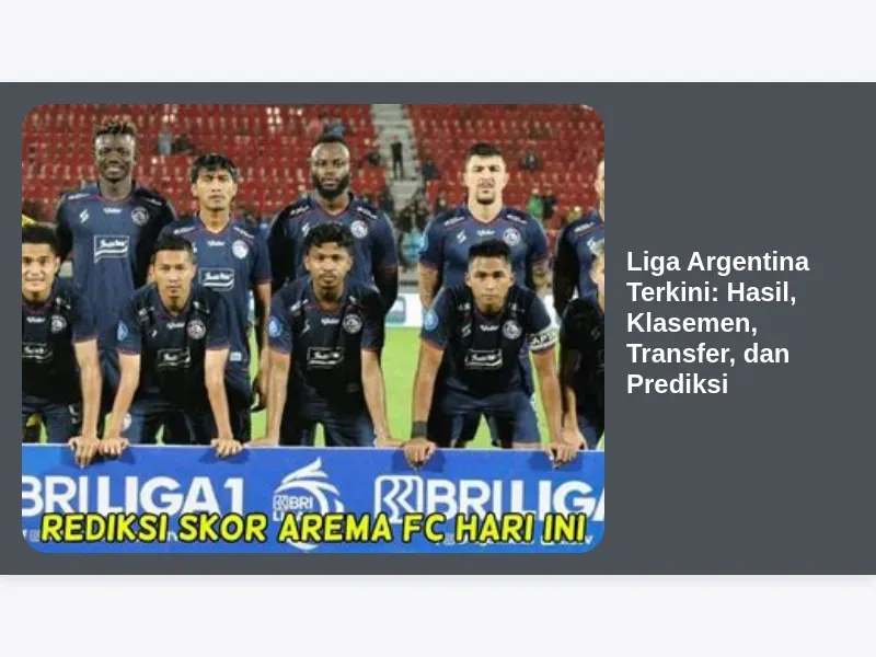Dinamika Klub Belgrano dan Sorotan Persaingan Terkini Liga Argentina