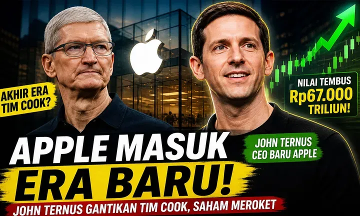 Era Baru Apple Dimulai: John Ternus Resmi Gantikan Tim Cook sebagai CEO