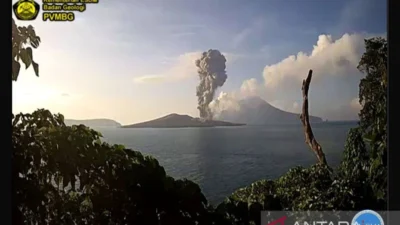 Erupsi Gunung Anak Krakatau Mereda, Citilink Kembali Buka Penerbangan