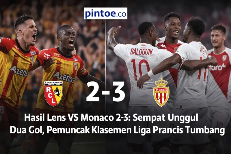 Hasil Liga Prancis: Bungkam Marseille 2-0, AS Monaco Kokoh di Puncak Klasemen