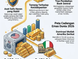 Lonjakan Cadangan Emas Global dan Prospek Strategis Logam Mulia