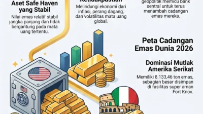 Lonjakan Cadangan Emas Global dan Prospek Strategis Logam Mulia