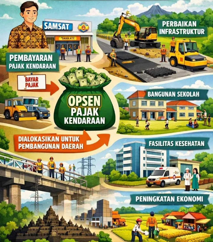 Optimalisasi Pajak Kendaraan Bermotor di Sejumlah Daerah Dorong Pembangunan dan Pelayanan Publik