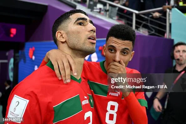 Achraf Hakimi Jadi Pengunjung Pertama Azzedine Ounahi Usai Operasi Cedera Tendon