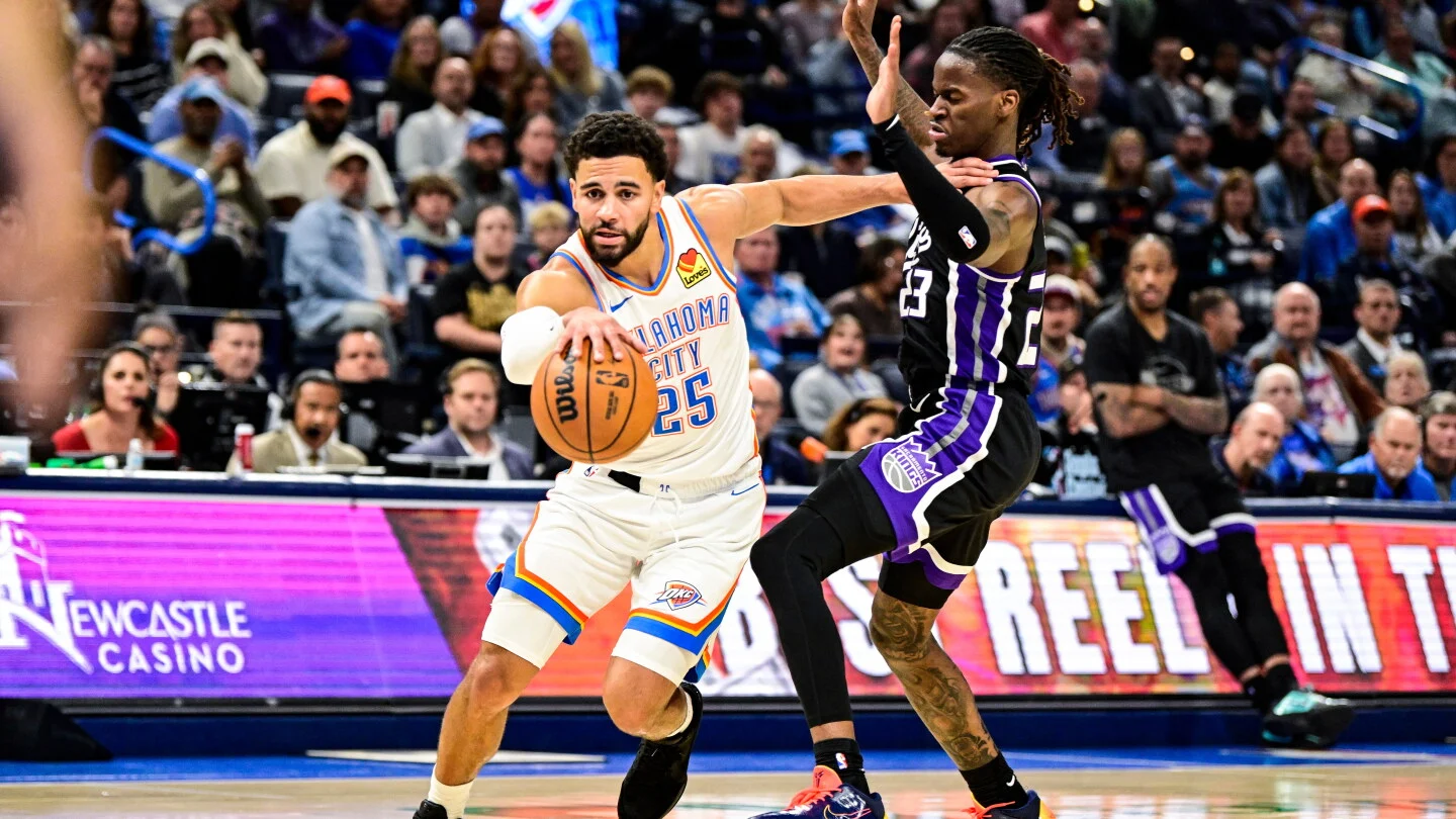 Ajay Mitchell Kembali Moncer dengan 29 Poin di Kekalahan Thunder atas Mavericks