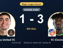 Cincinnati Pukul Atlanta United 3-1 di Mercedes-Benz Stadium
