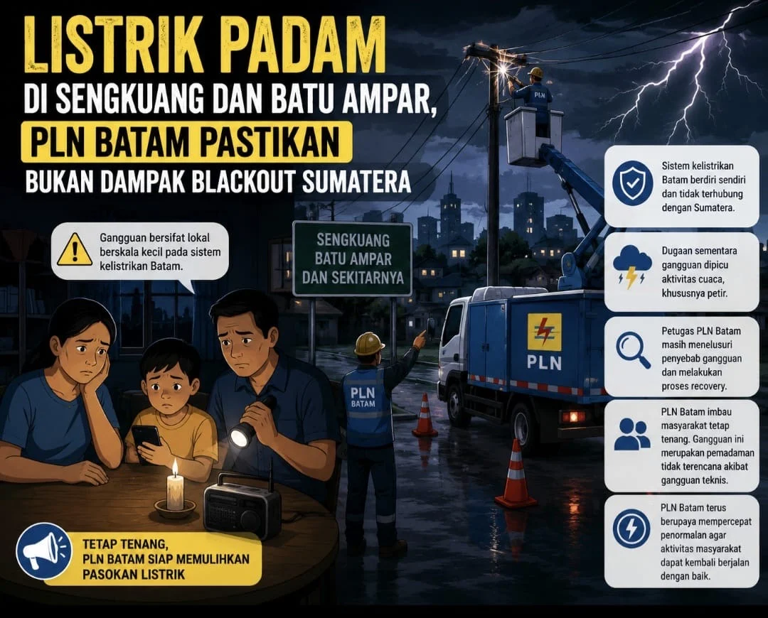 Blackout Batam Jadi Evaluasi, Danantara Siapkan Langkah Perbaikan Layanan PLN