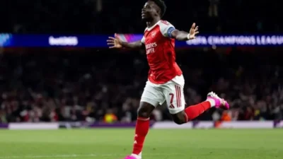 Bukayo Saka Buktikan Diri: Gol ke Gawang Lille Antar Arsenal ke Posisi 5 Top Skor Liga Champions