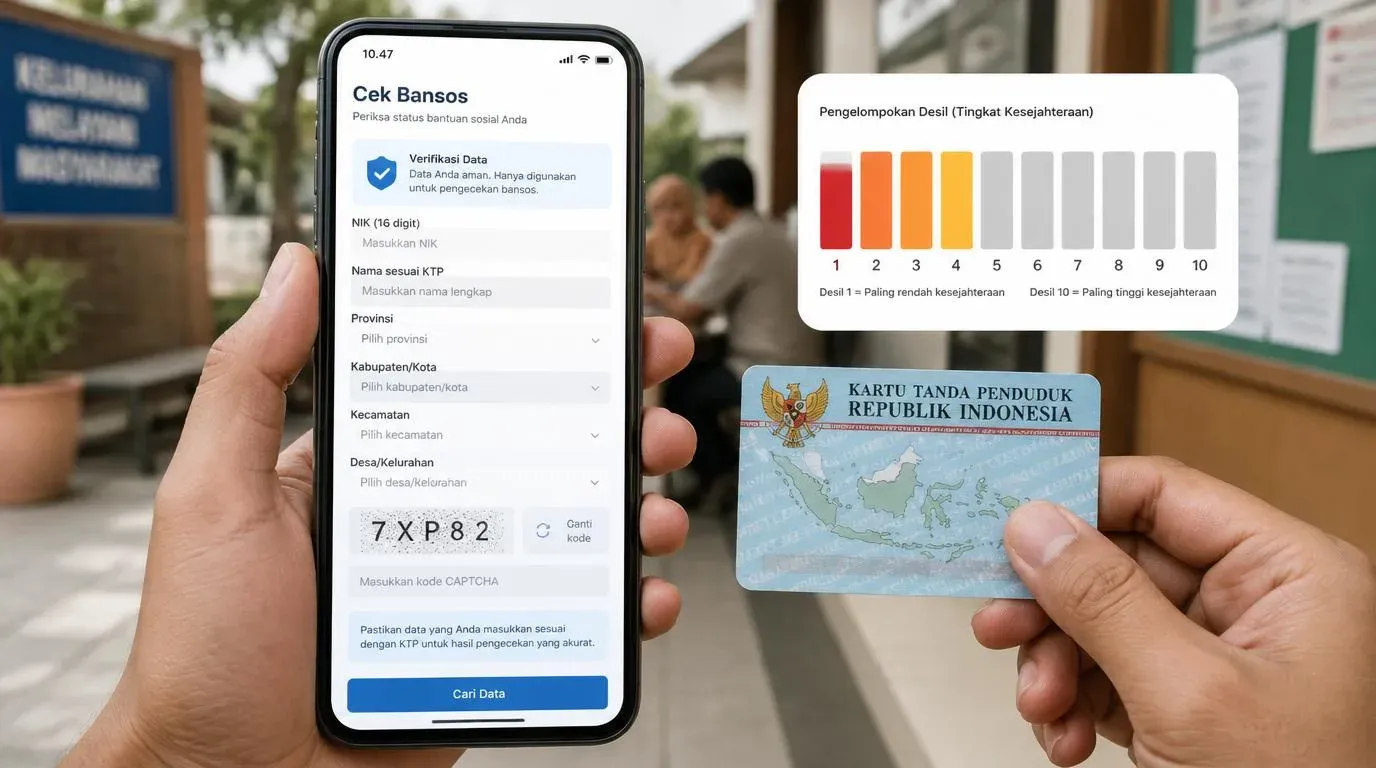 Cara Cek Desil Bansos dan Ajukan Perbaikan Data DTSEN via HP
