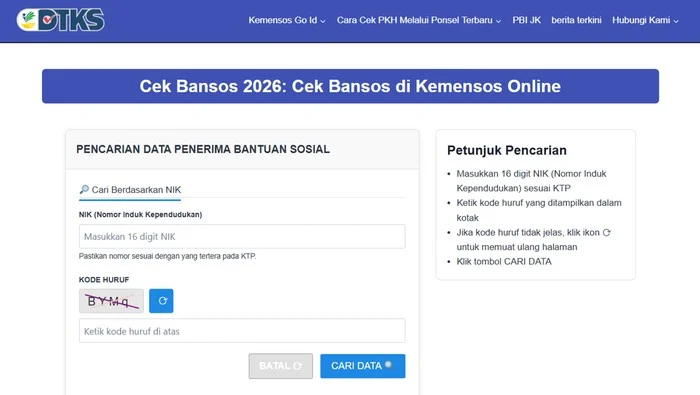 Cek Bansos Kemensos: BPNT Tahap 4 2026 Cair Bertahap, Cek Status via NIK KTP