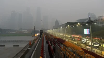 F1 Grand Prix Singapura Terancam Kabut Asap Kebakaran Hutan Indonesia