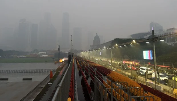 F1 Grand Prix Singapura Terancam Kabut Asap Kebakaran Hutan Indonesia