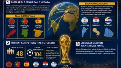 FIFA Mulai Inspeksi Venue Piala Dunia 2030 di Spanyol, Portugal, dan Maroko