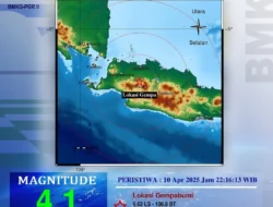 Gempa M4,1 Guncang Bogor Sore Ini, Warga Rasakan Getaran