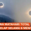 Gerhana Matahari Total 2 Agustus 2027: Durasi 6 Menit 23 Detik, Indonesia Hanya Kebagian Fase Sebagian