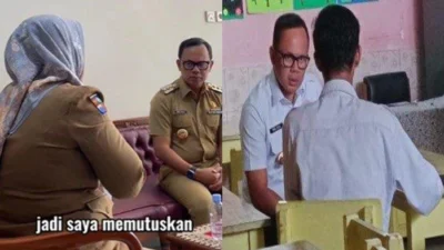 guru sd pekalongan viral
