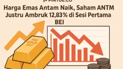 Harga Emas Antam (ANTM) Berpotensi Fluktuatif, Saham Masih Dilirik Analis