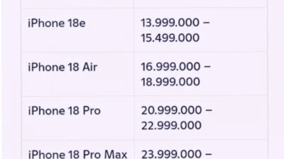 Harga iPhone 18 Pro Naik 10 Persen, Apple Pangkas Pesanan Komponen
