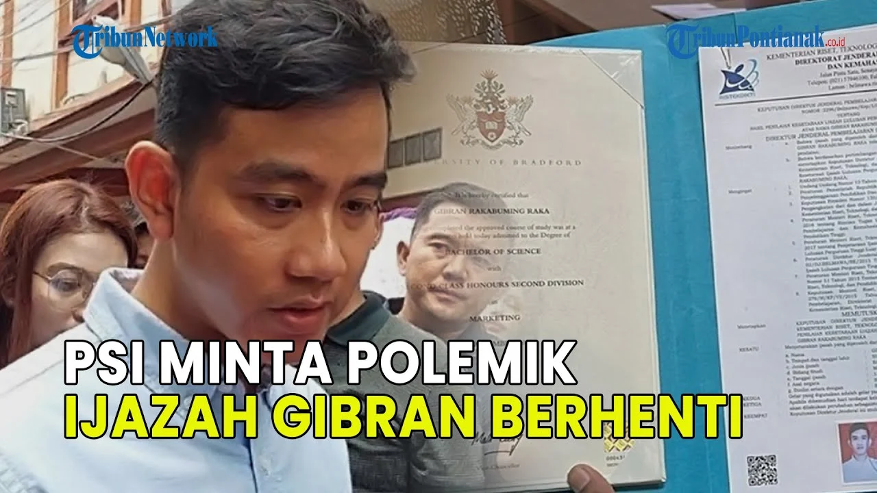 Ijazah Gibran Jadi Polemik, PSI Bandingkan dengan Riwayat Pendidikan BJ Habibie
