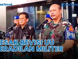 Imparsial Desak Revisi UU Peradilan Militer Tak Tunggu Dua Tahun