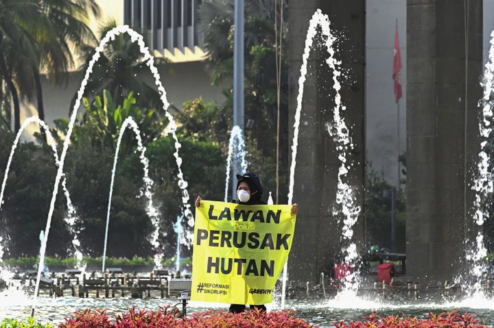 Inayah Wahid Akui Bantu Aksi Spanduk Greenpeace di Bundaran HI, Polda Pulangkan Enam Aktivis