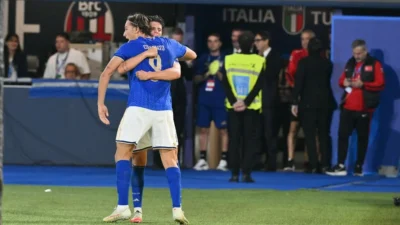 Italia Kalahkan Turki 3-1 di Nations League, Mancini Soroti Kelelahan Tim