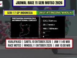 Jadwal Moto3 Mandalika 2026: Veda Ega Berjuang di Kandang Sendiri