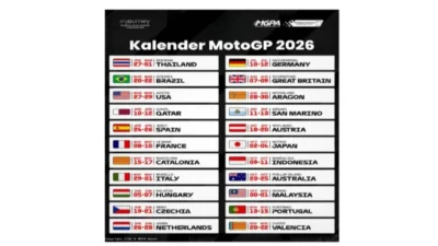 Jadwal MotoGP Mandalika 2026 dan Persaingan Sengit Menuju Gelar Juara Dunia