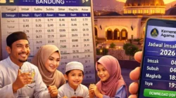 Jadwal Sholat Bandung Senin 26 Oktober 2026, Cek Waktu Imsak dan Subuh