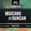 Jadwal UFC Fight Night: Renato Moicano vs Tom Nolan di Eurosport 2