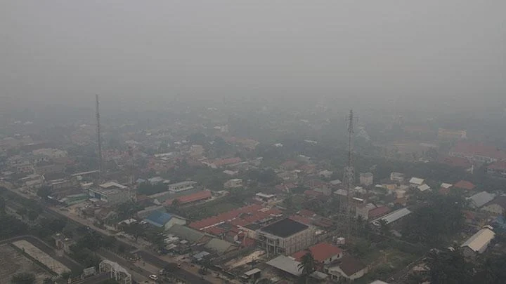 Kualitas Udara Hari Ini: Asap Karhutla Menyebar ke Jakarta, Palangka Raya Masih Berbahaya