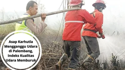 Kualitas Udara Palembang Hari Ini Memburuk, OMC Dry Ice Mulai Perbaiki Asap Karhutla