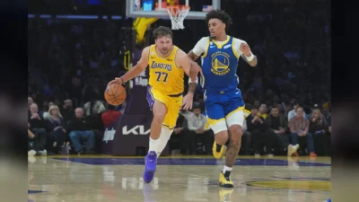 Lakers Hancurkan Warriors 127-105, Lendeborg Kritik Doncic