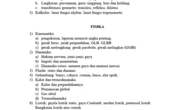 Persiapan TKA 2026: Kisi-Kisi dan Contoh Soal untuk SMA dan SMK