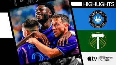 Portland Timbers Tumbangkan Charlotte FC 3-2, Alexander Aravena Jadi Penentu di Masa Injury Time