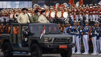 Prabowo Pimpin HUT ke-81 TNI, Resmikan 204 Satuan Baru dan Kenalkan Komandan Upacara ke SBY