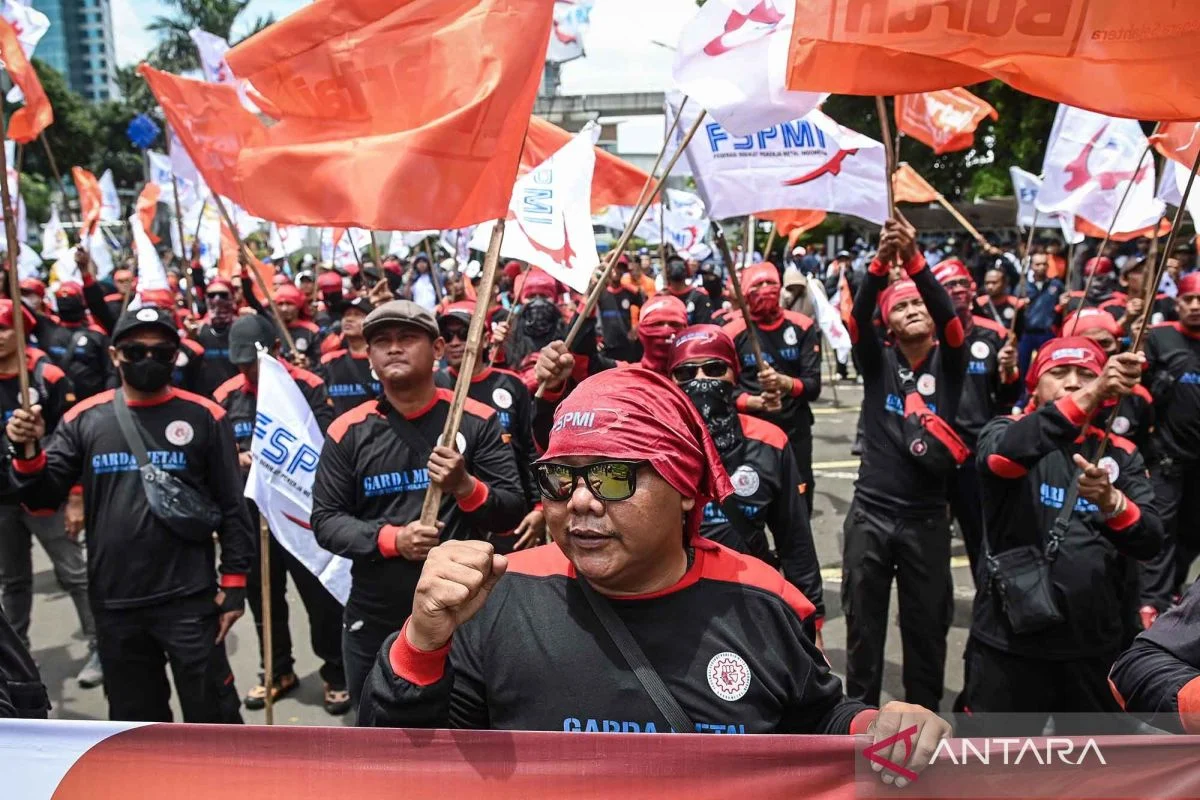 protes buruh IMSS 2026